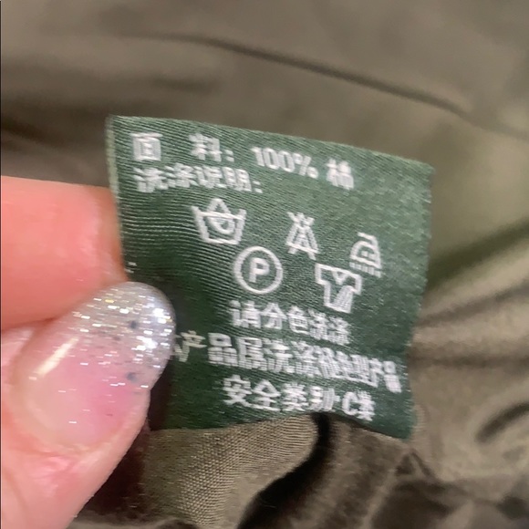 Jeeprich vest size XL green cotton zip front - Picture 7 of 7